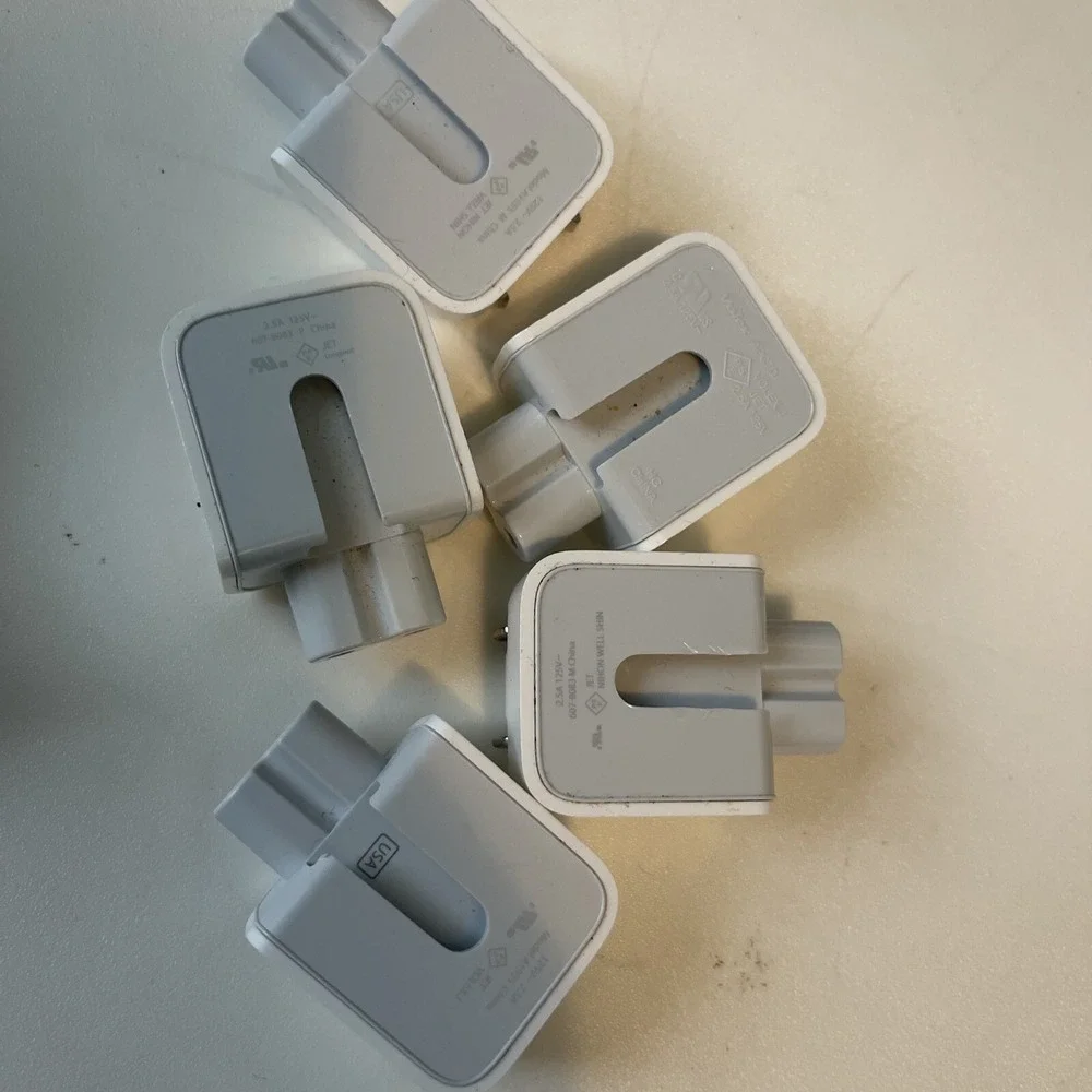 Lot Of 5 USA Original Apple Macbook Pro Air AC‎ Power Adapter Charger Wall Plug
